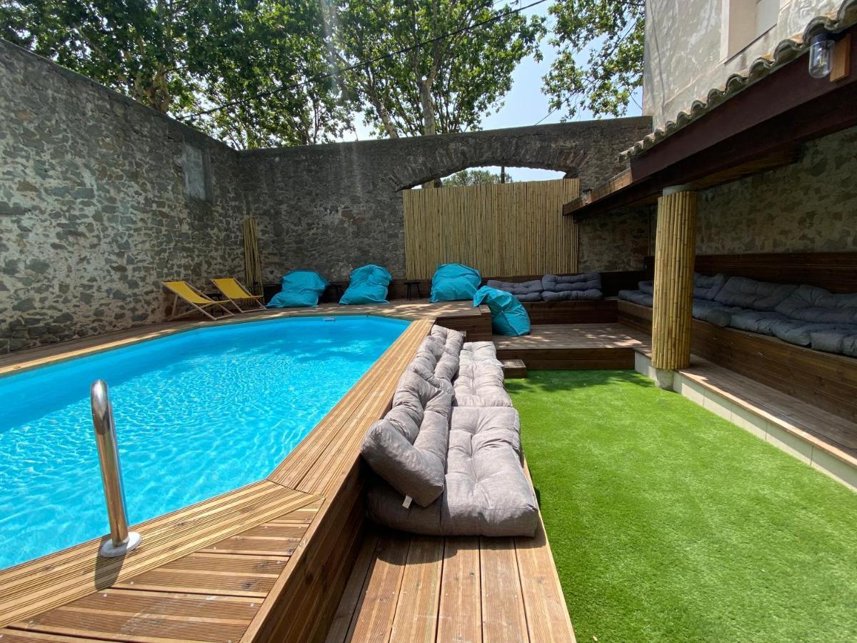 T4 Bord Canal Du Midi, Piscine Homps  Exterior photo